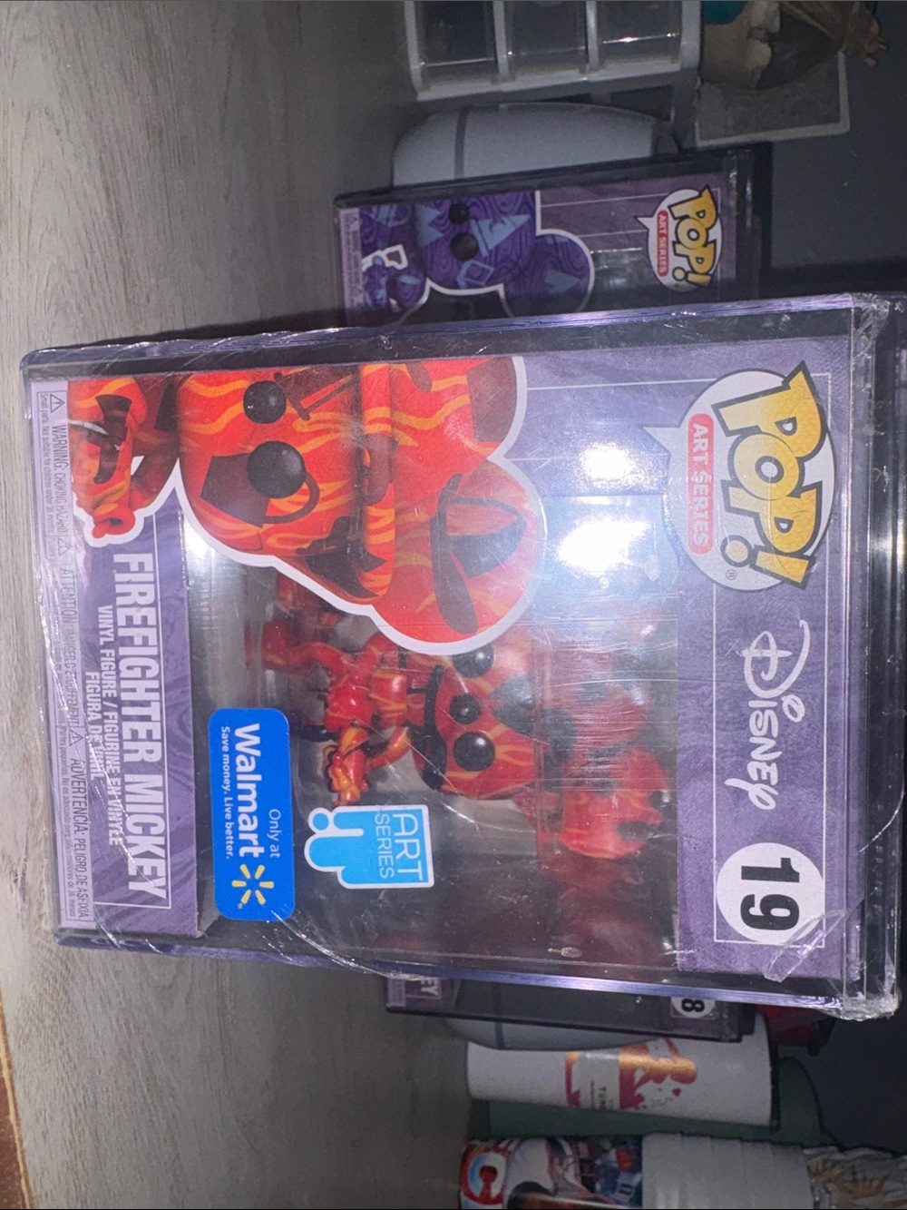 Funko Pop! Firefighter Mickey Art Series - Red, Orange, Purple